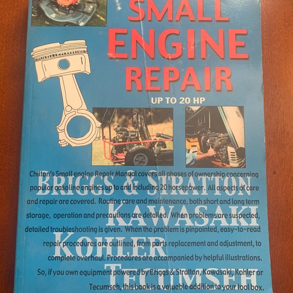 Chilton Repair manual Small Engine Repair Up to 20 Hp paperback - Picture 2 of 8